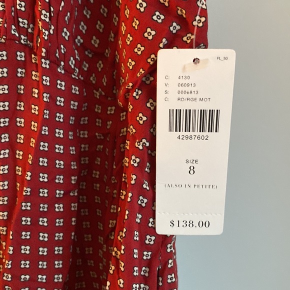 NWT Anthro Maeve Jumpsuit Anthropologie, Size 8 - Picture 7 of 9